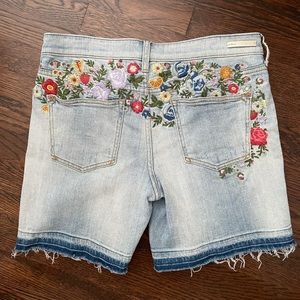 Pilcro & the Letterpress Jean Shorts by Anthro
